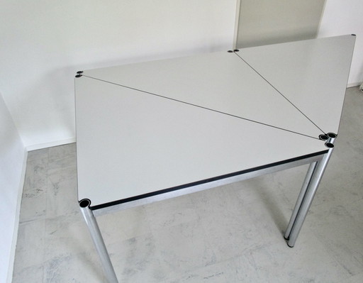 3x Table triangulaire vintage
