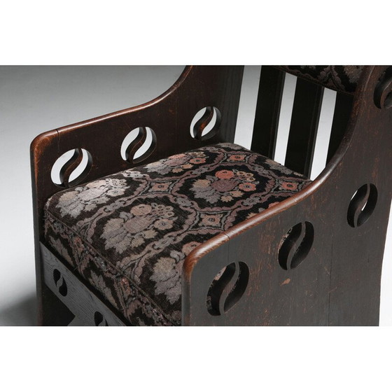 Image 1 of Vintage Rustic Modernist Armchair 1920s