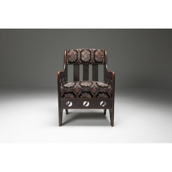 Image 1 of Vintage Rustic Modernist Armchair 1920s