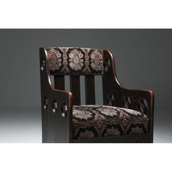 Image 1 of Vintage Rustic Modernist Armchair 1920s