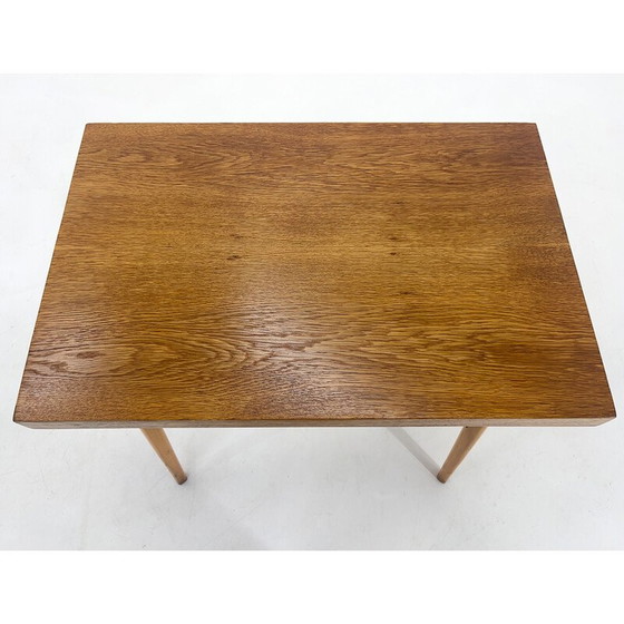Image 1 of Vintage wooden side table, Czechoslovakia 1960s