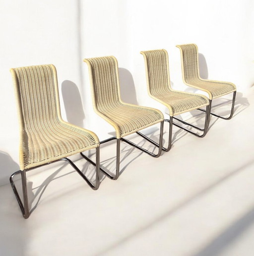 4 X Tecta Dining Chairs