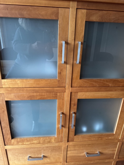 Riva meeting - tavolo da pranzo con armadio contenitore 