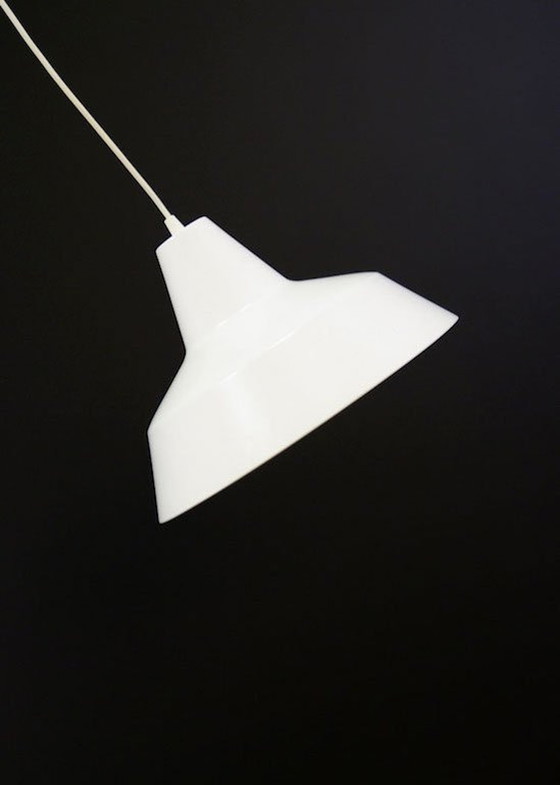 Image 1 of White Chandelier, Danish Design, 1970S, Production: Denmark