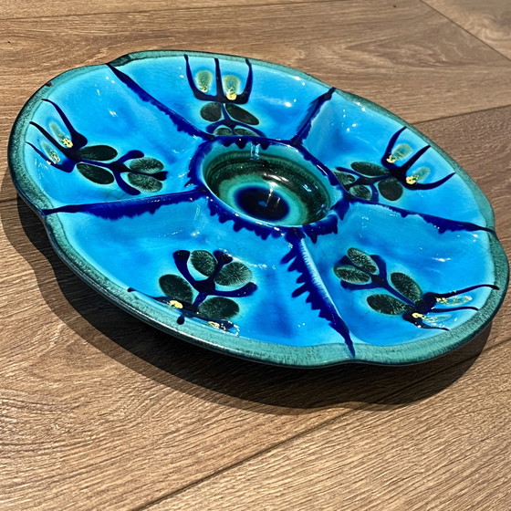 Image 1 of Piatto da portata Flora Faenza Gouda Ceramics