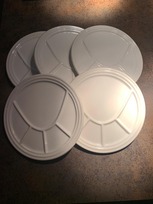 Fondue Plates -5X- Ceramica Ternana