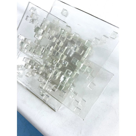 Image 1 of Vintage wall lamp in Murano glass by Albano Poli for Poliarte, Italy 1970