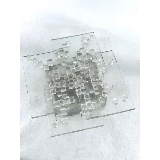 Image 1 of Vintage wall lamp in Murano glass by Albano Poli for Poliarte, Italy 1970