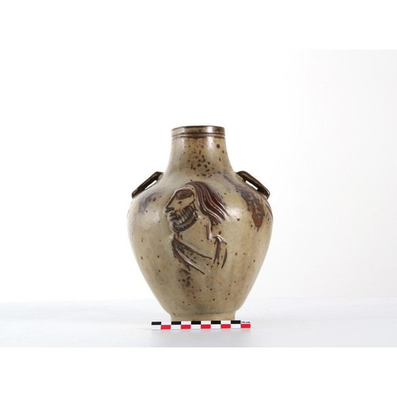 Image 1 of Scandinavian vintage ceramic urn vase by Jais Nielsen for Royal Copenhagen, 1930