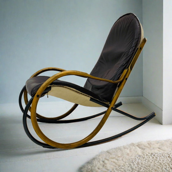 Image 1 of Rocking chair "Nonna" Paul Tuttle for Strässle International, Switzerland