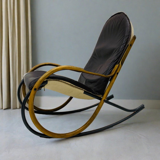 Image 1 of Rocking chair "Nonna" Paul Tuttle for Strässle International, Switzerland