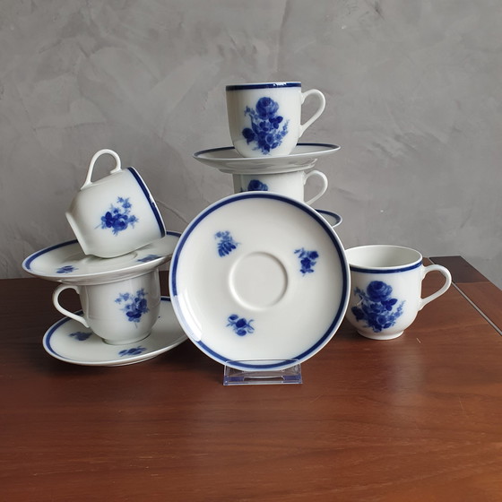 Image 1 of Gorgeous Mosa Maastricht Cups And Dishes From The 1970s