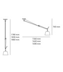 Artemide Tolomeo Decentatra lamp