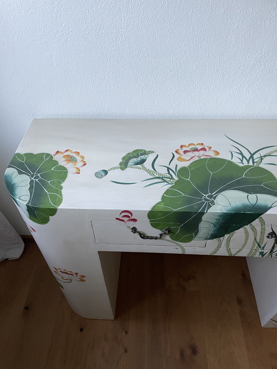 Image 1 of Dressing table / console / sideboard Hand-painted