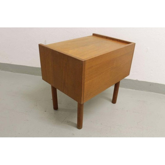 Image 1 of Pair of vintage teak model 430 bedside tables by Hans J. Wegner for Ry Møbler, Denmark 1950