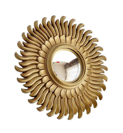 Miroir convexe Sunburst 1960s