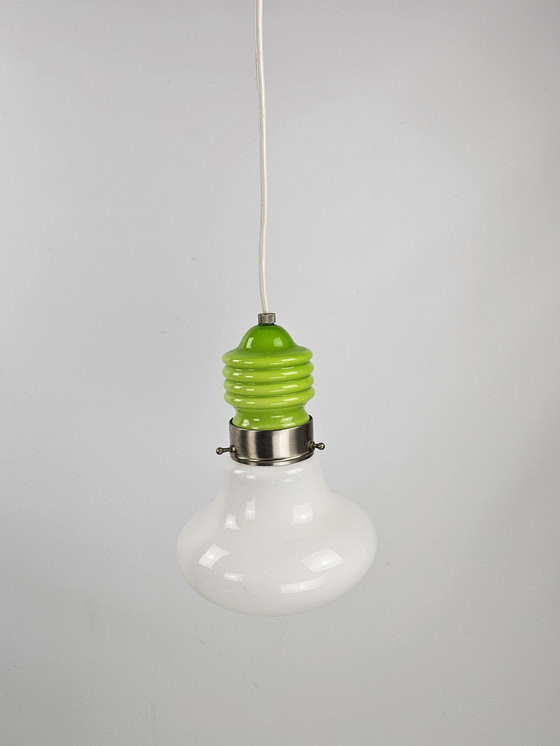 Image 1 of Glass Pendant Lamp Italian