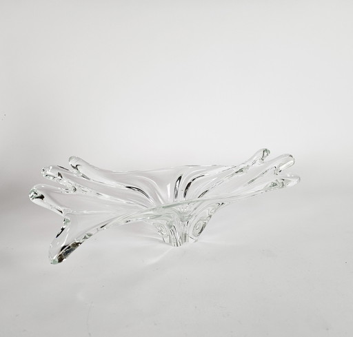 Murano - verre transparent - vase - Italie - 3e quart du 20e siècle