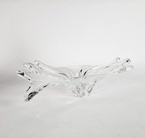 Murano - transparent glass - vase - Italy - 3rd quarter 20th century