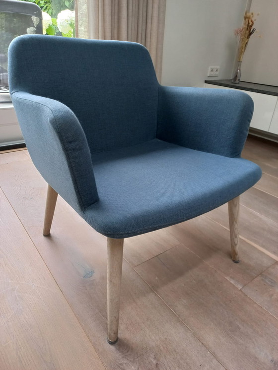 Image 1 of 2x Bolia C3 Armchair Stone Blue