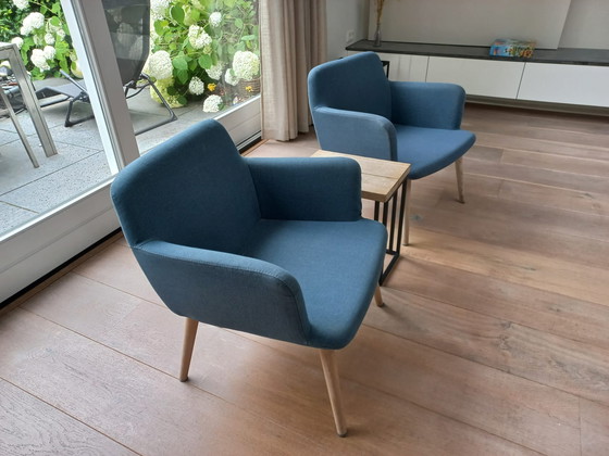 Image 1 of 2x Bolia C3 Armchair Stone Blue