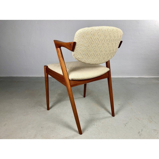 Image 1 of Set of 4 vintage teak dining chairs by Kai Kristiansen for Schous Møbelfabrik, 1960s