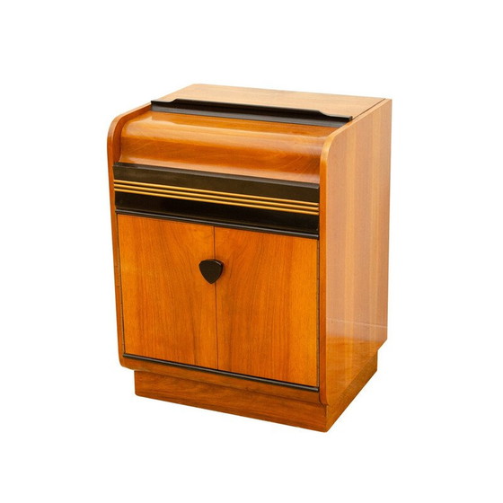 Image 1 of Vintage cabinet with built-in gramophone and radio, Czechoslovakia 1950