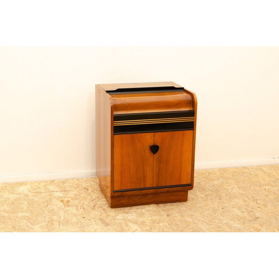 Image 1 of Vintage cabinet with built-in gramophone and radio, Czechoslovakia 1950
