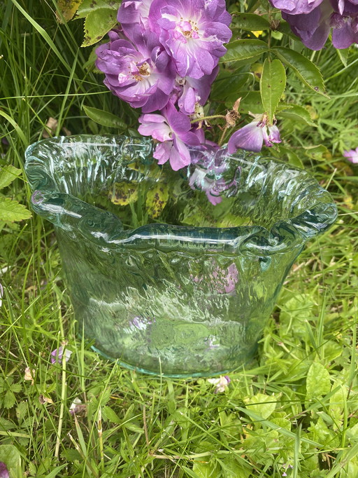 Vase vert iceberg