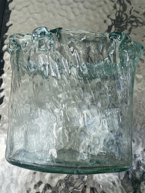 Image 1 of Iceberg green vase