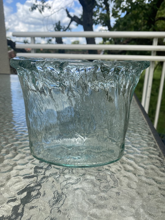 Image 1 of Iceberg green vase