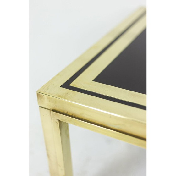 Image 1 of Coppia di tavolini vintage in ottone dorato di Maison Iiwans, 1970