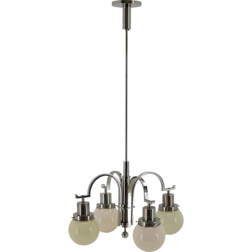 Vintage Art Deco chandelier, Czechoslovakia 1930