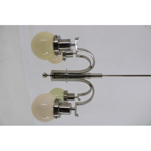 Vintage Art Deco chandelier, Czechoslovakia 1930