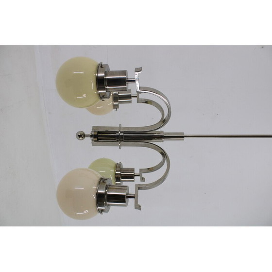 Image 1 of Vintage Art Deco chandelier, Czechoslovakia 1930