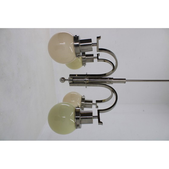 Image 1 of Vintage Art Deco chandelier, Czechoslovakia 1930