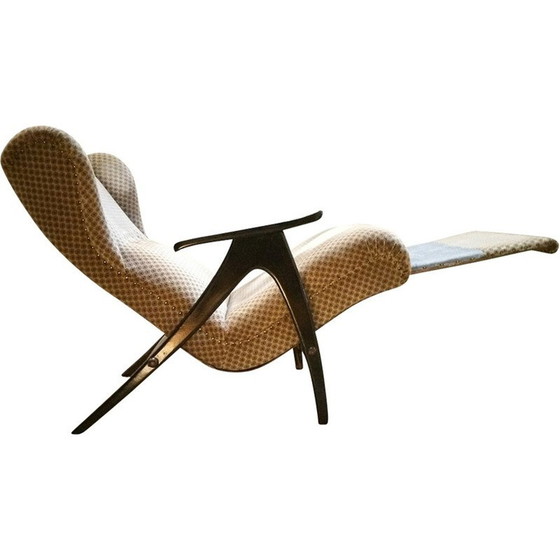 Image 1 of Sillón orejero con sistema de relajación - 1950