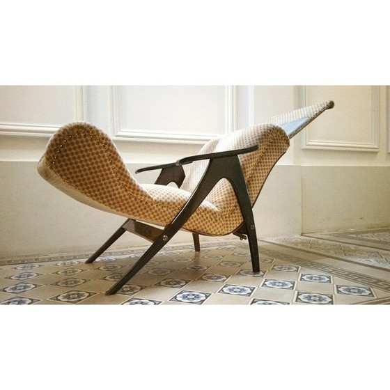 Image 1 of Sillón orejero con sistema de relajación - 1950