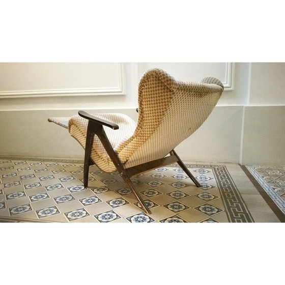 Image 1 of Sillón orejero con sistema de relajación - 1950
