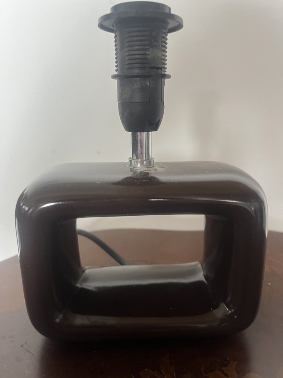 Image 1 of Brown retro tablelamp German design