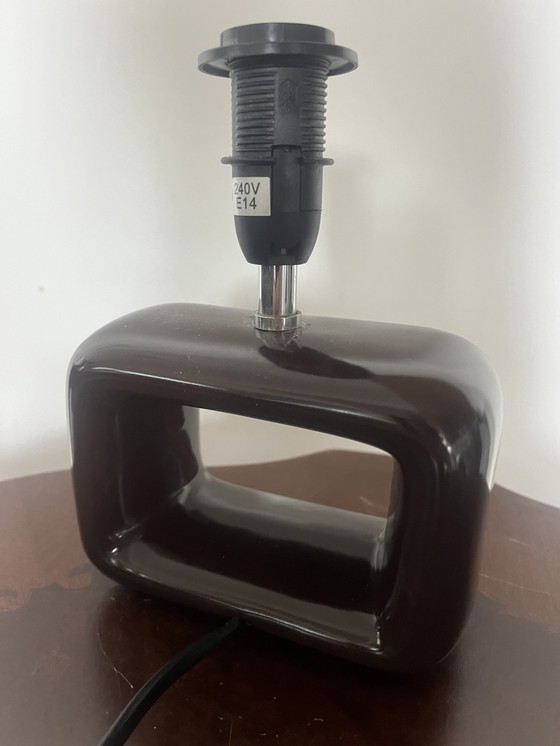 Image 1 of Brown retro tablelamp German design