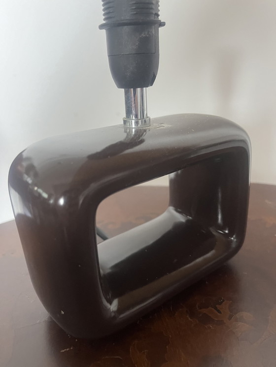 Image 1 of Brown retro tablelamp German design