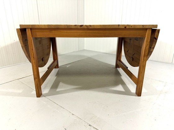 Image 1 of Karin Mobring Large Hangoor Dining Table Ikea 1970-80'S
