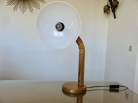 Image 1 of Pine Lamp Solbackens Svarveri, Sweden, 1970s