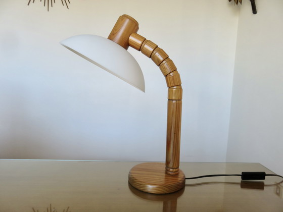 Image 1 of Pine Lamp Solbackens Svarveri, Sweden, 1970s