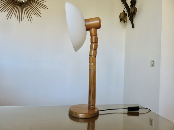 Image 1 of Pine Lamp Solbackens Svarveri, Sweden, 1970s