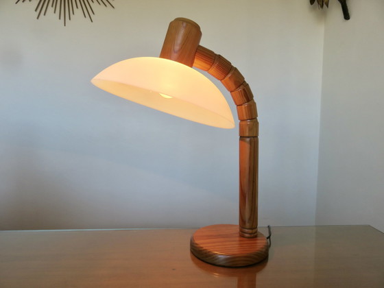 Image 1 of Pine Lamp Solbackens Svarveri, Sweden, 1970s