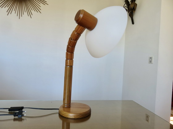 Image 1 of Pine Lamp Solbackens Svarveri, Sweden, 1970s