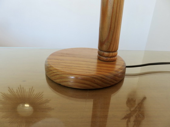 Image 1 of Pine Lamp Solbackens Svarveri, Sweden, 1970s