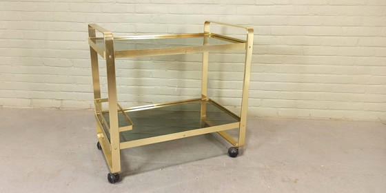 Image 1 of Av Handwerk Space Age Trolley Bar Cart 